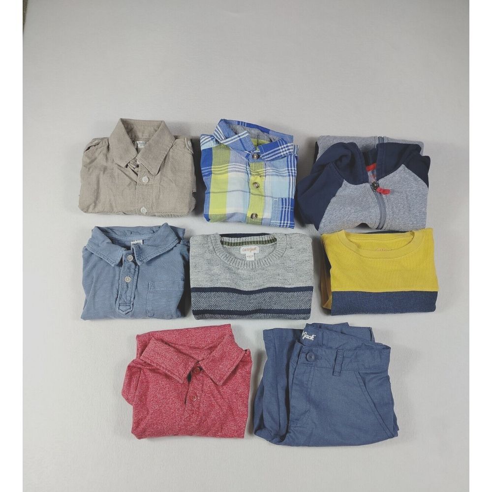 OshKosh Magellan Cat & Jack Urban Pipeline Boys Med‎ 8-10 Multicolored Lot Of 8